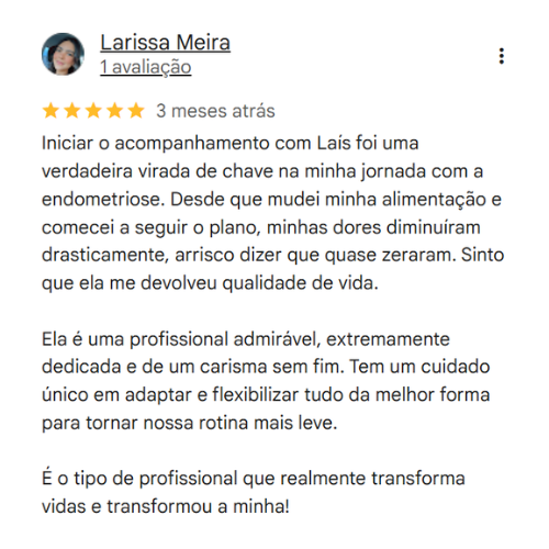 Depoimento Google Lais Fonseca