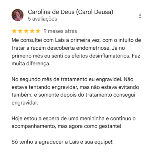 Depoimento Google Lais Fonseca